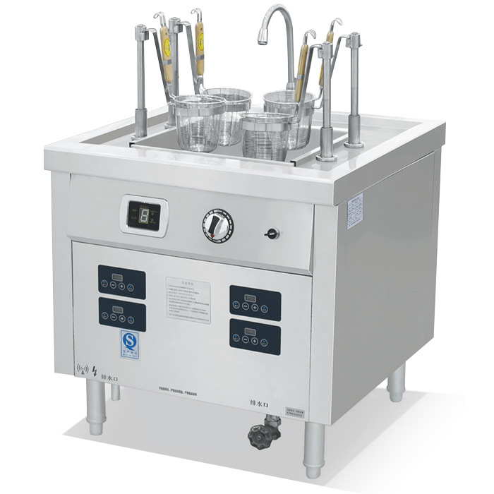 Electromagnetic four-burner automatic lifting noodle cooker YC-SJ-4