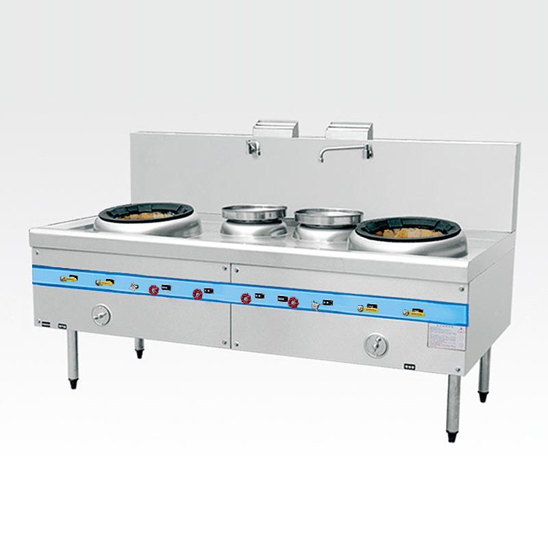 Canton Style Double-stove and Double-boiler Range
