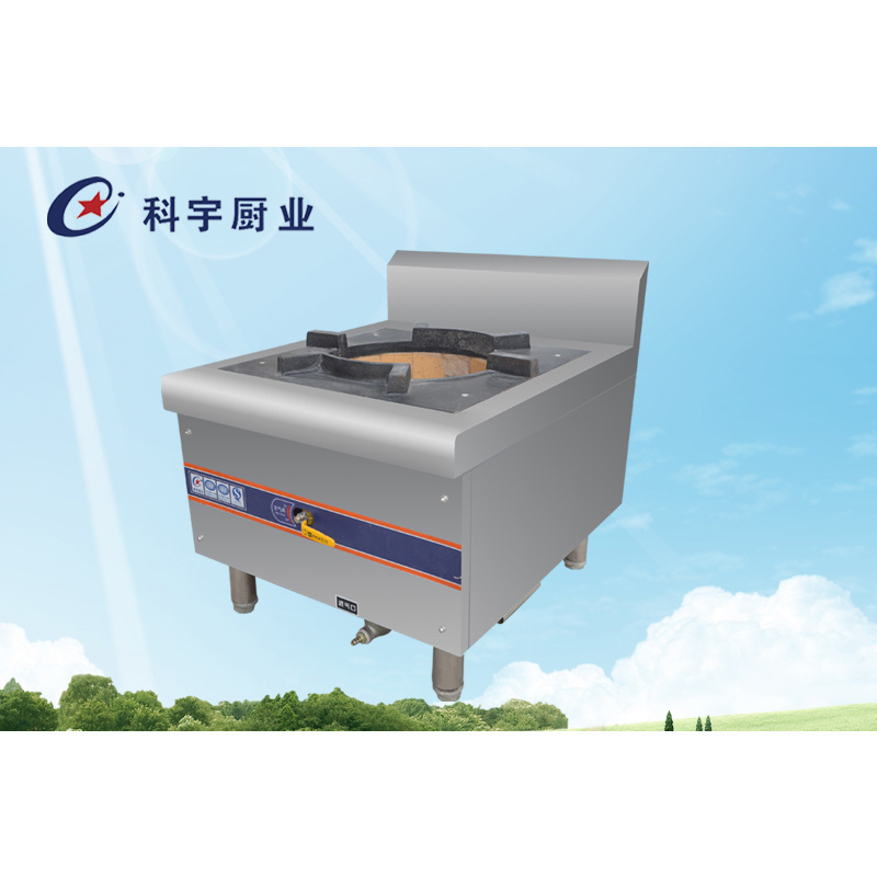Single eye low soup stove blower self-suction air