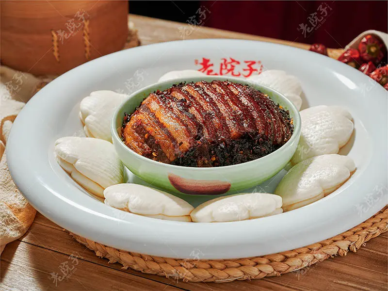 鹽菜扣肉夾膜