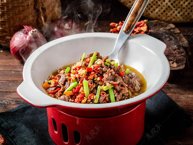 摔打黃牛肉