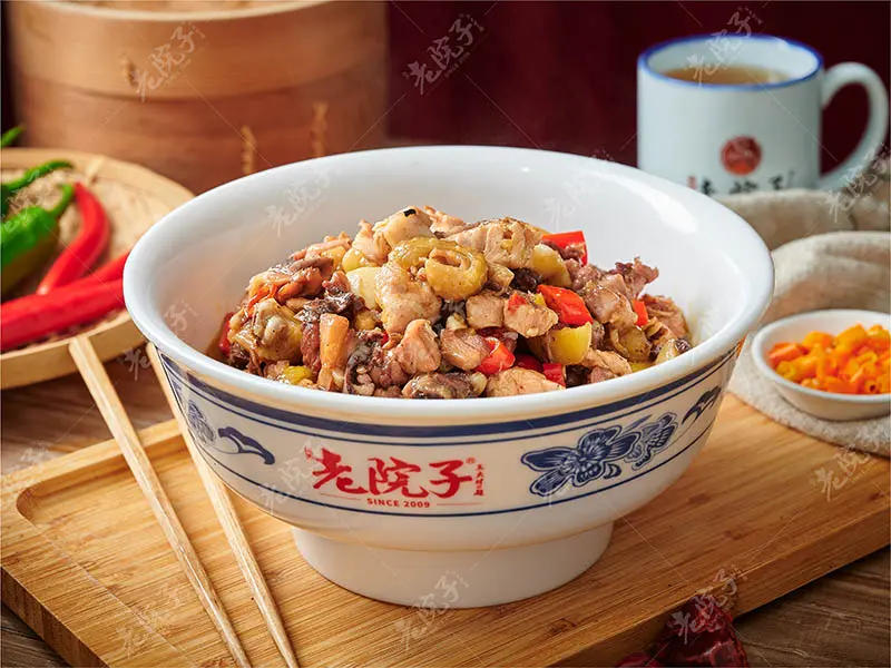 山茶油炒土雞