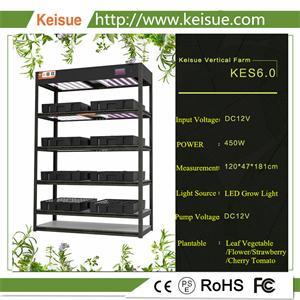 Keisue Hydroponic Vertical Farm with LED Grow Light KES 6.0.