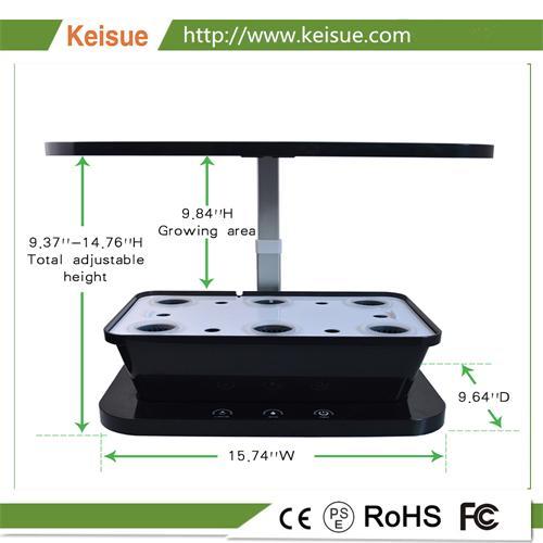 Keisue Household Hydroponic Micro Garden With LED Grow Light