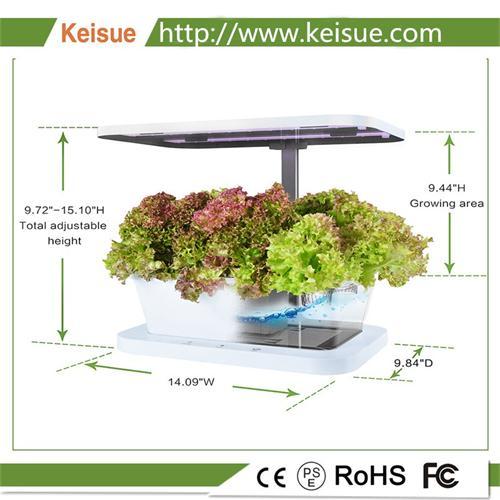 Keisue Hydroponic Micro Garden with LED Grow Light
