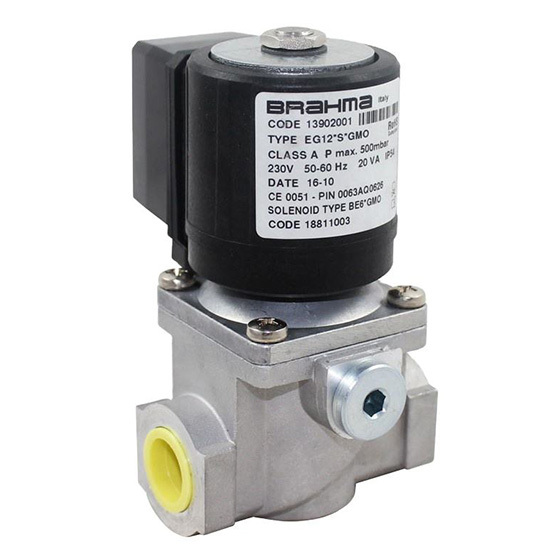 Brahma OR TYPE EG12 S GMO 139020 Gas Solenoid Valve GMO Safety Solenoid Control Gas The Electromagnetic Valves For Burner Parts
