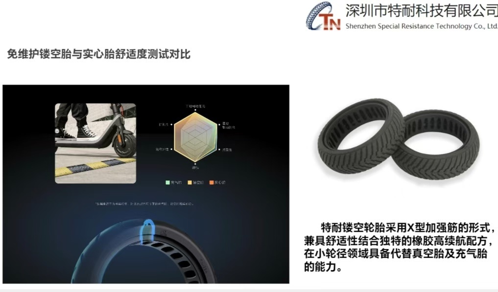 橡胶免维护轮胎的优点
