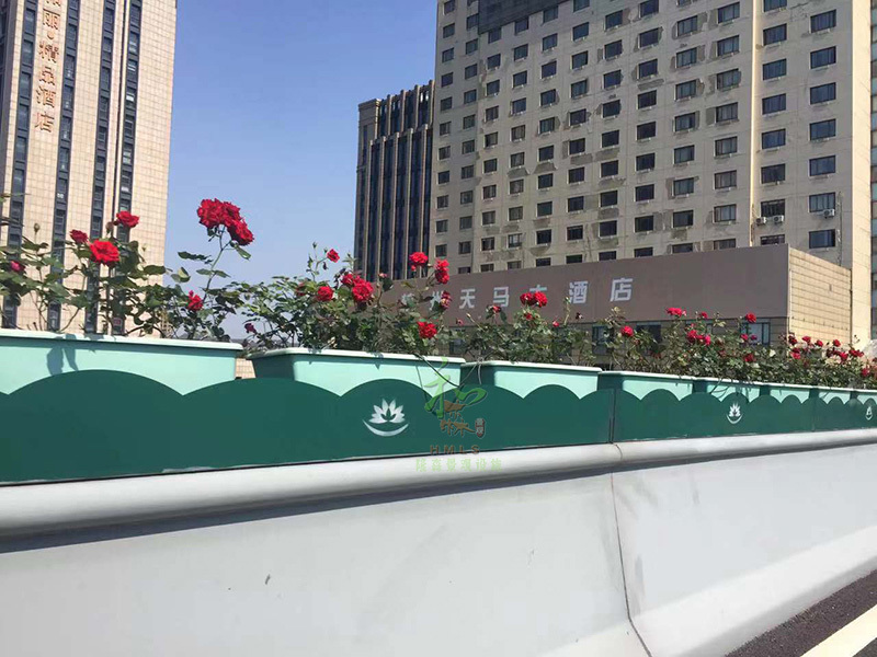 高架桥花盆