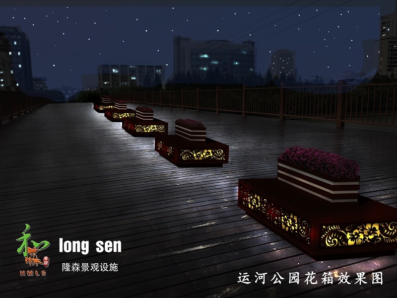 夜景花箱