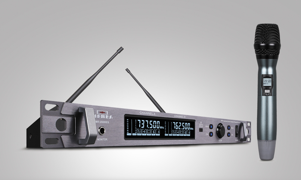2.UHF、PLL真分集、专业演出无线麦克风