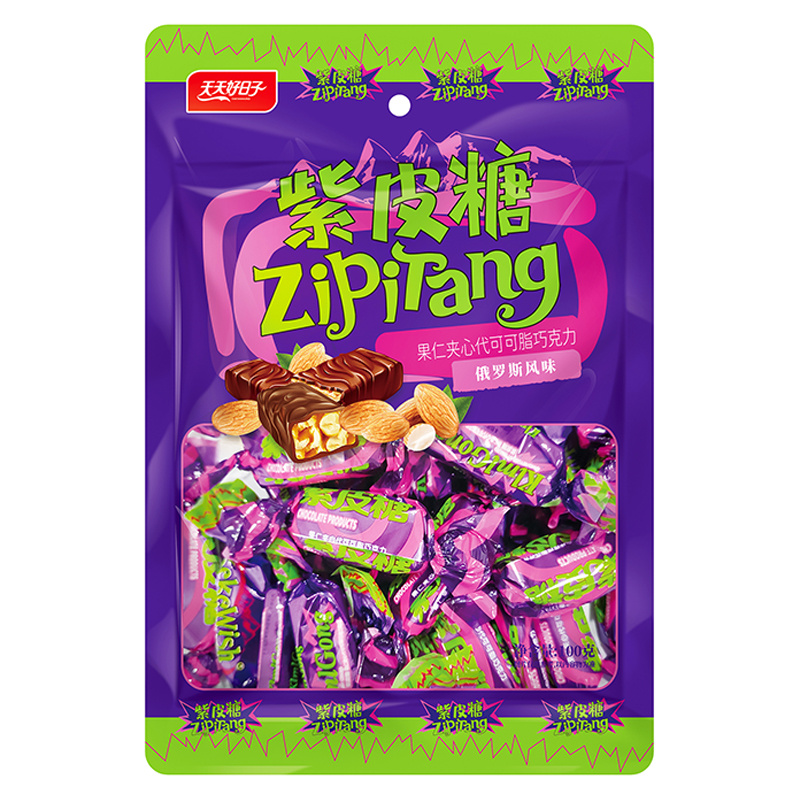 100克紫皮糖