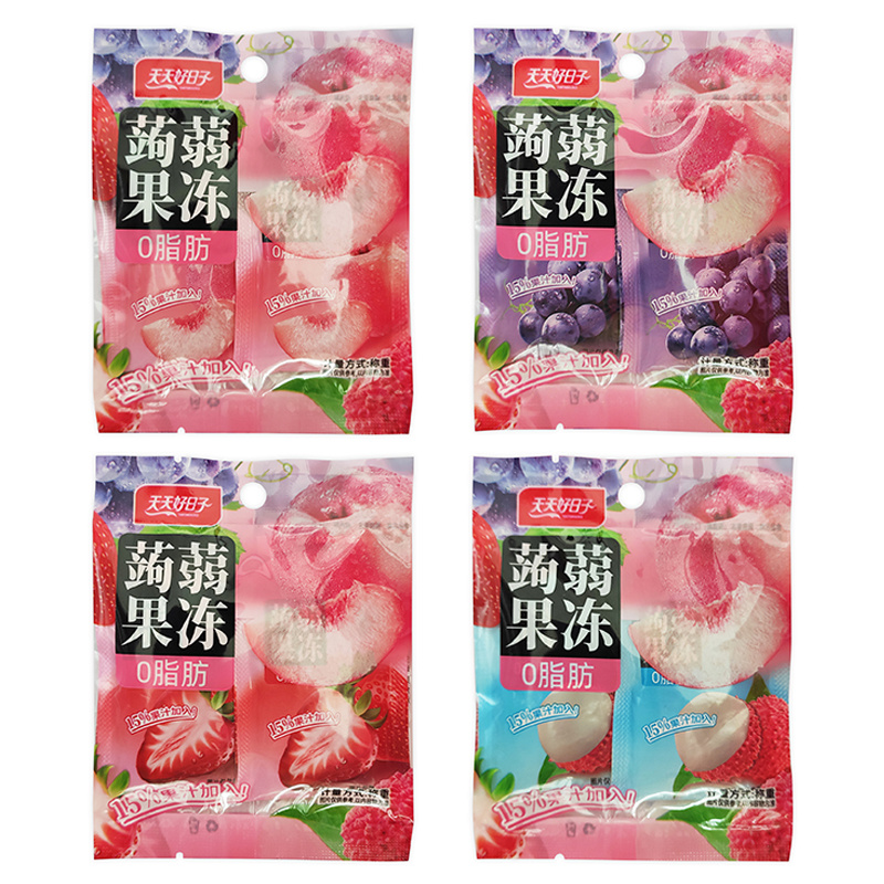 手抓包蒟蒻果凍