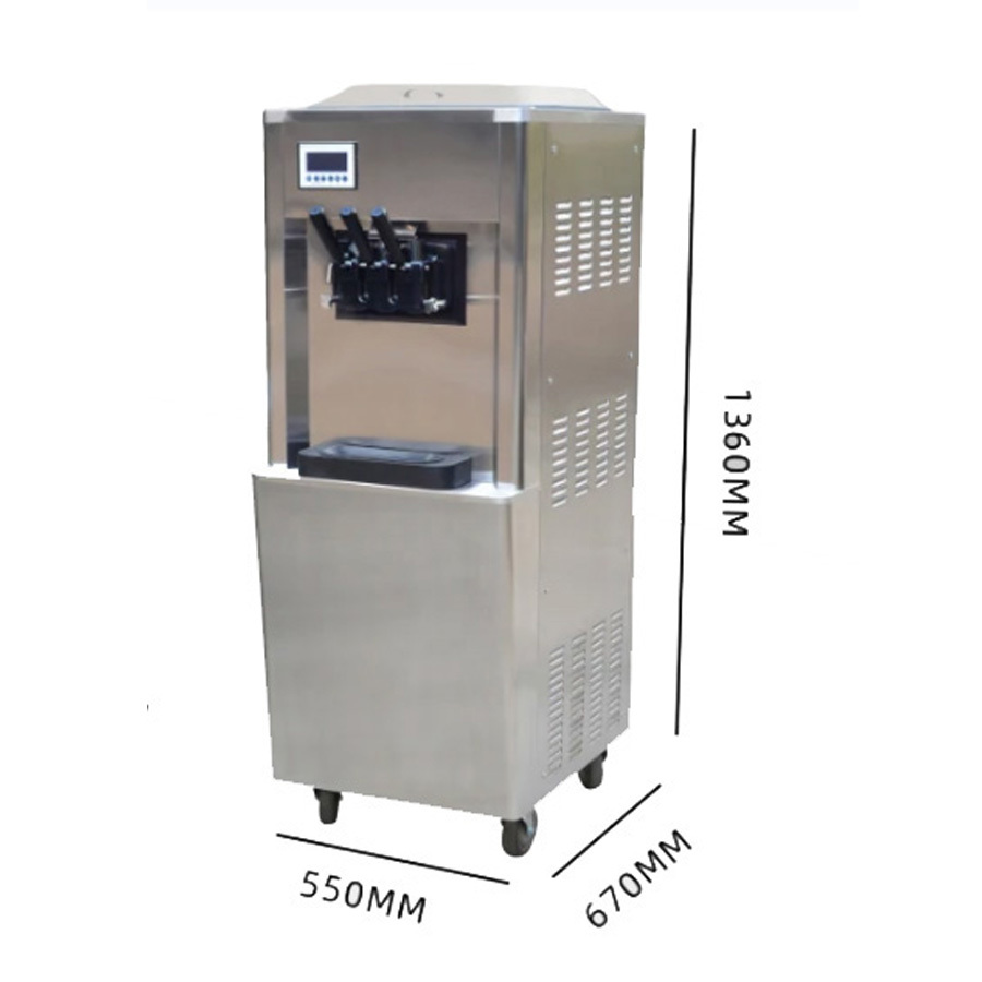 Fully Automatic Soft Serve Ice Cream Machine