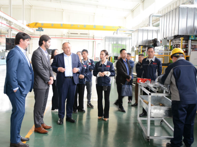 Our factory had the pleasure of hosting a delegation of foreign business professionals from Peru