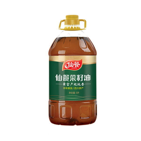仙餐黄金产地纯香菜籽油5L
