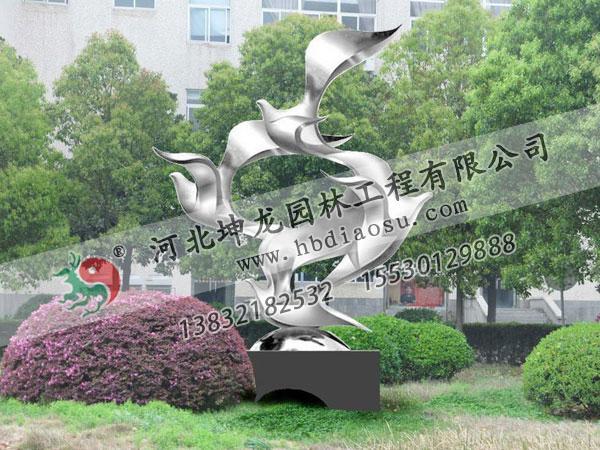动物不锈钢雕塑037