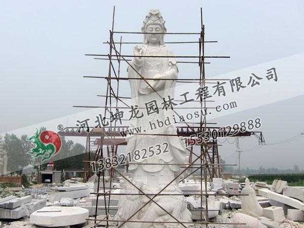 河南平顶山“汉白玉佛像”
