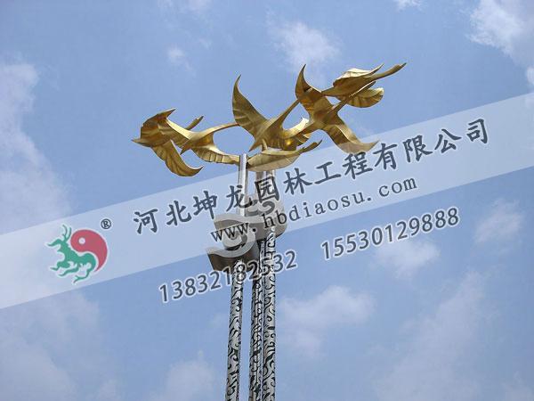 动物不锈钢雕塑033