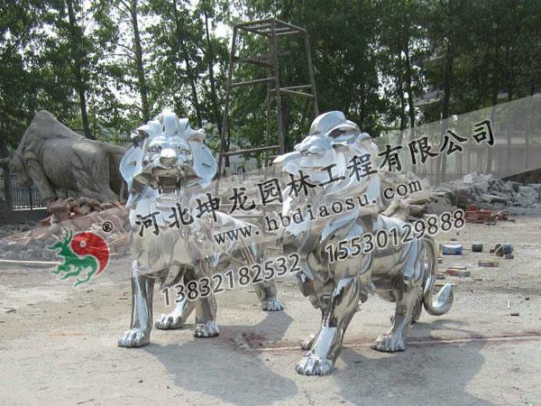 动物不锈钢雕塑040