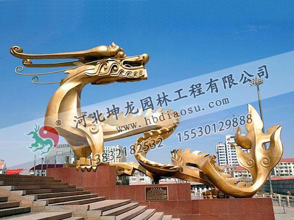 动物不锈钢雕塑044