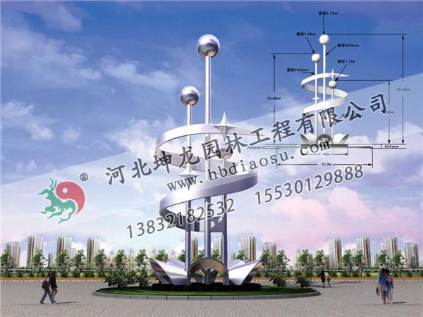 山西太佳高速服务区“不锈钢雕塑”