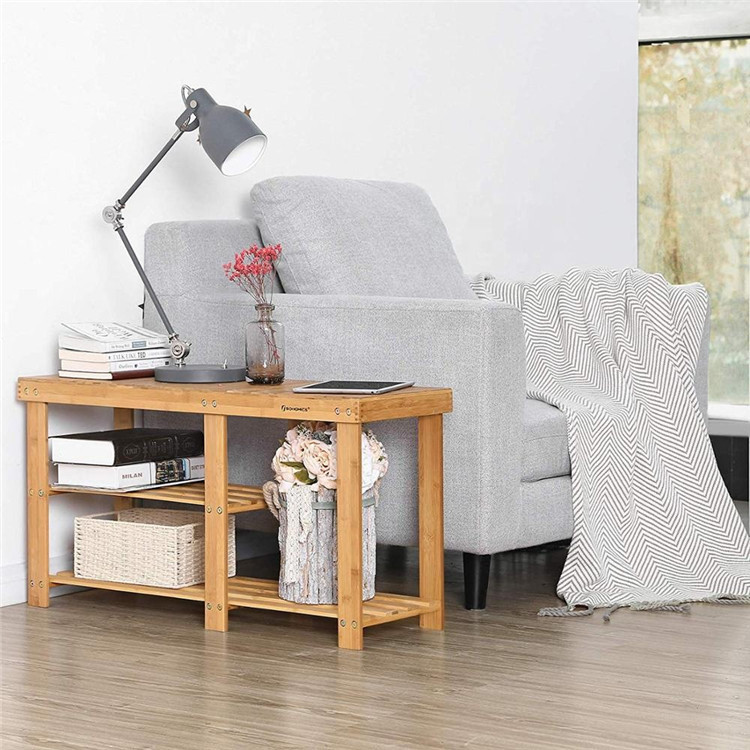 bamboo shoes bench