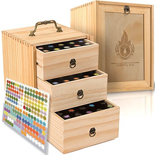 wooden storage case