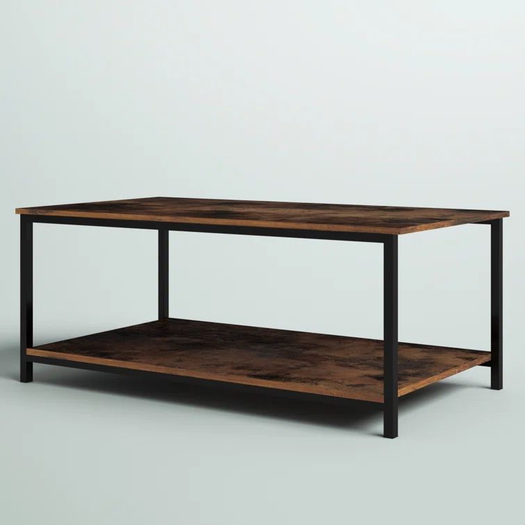 Industial Coffee Table With Storage