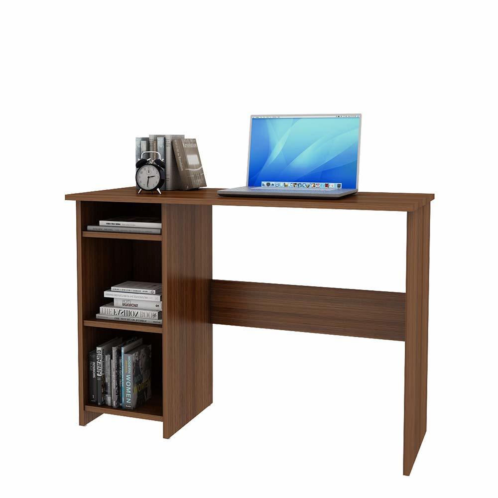 Computer Semi Open Bookcase Study Laptop Table Desk for Home & Office