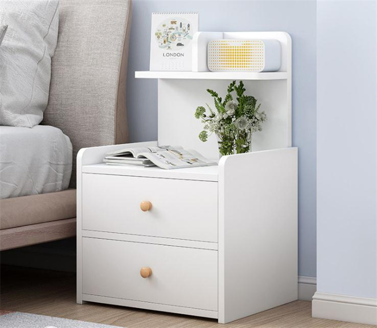 wood bedside table cabinet 