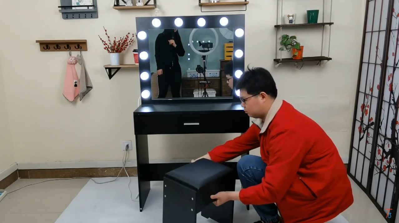 LED Light Mirror Dressing Table丨2022 Home Decor & Storage Furniture New Trends丨Feel Free To Inquiry