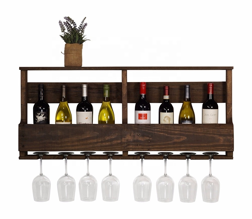 wall mounted wine rack