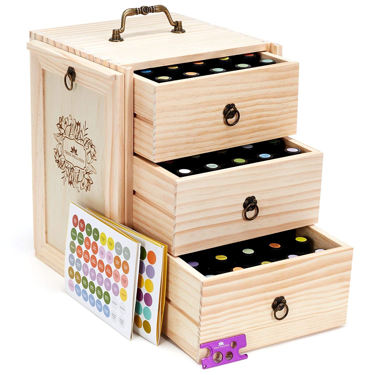 wooden storage case