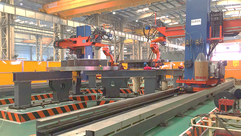 中国铁建—变速箱管片机焊接工工作站