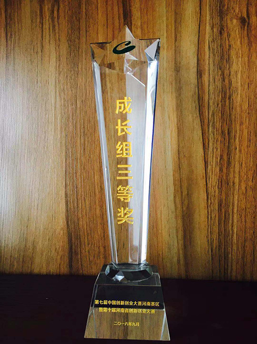2018年-河南省創新創業大賽-成長組-三等獎