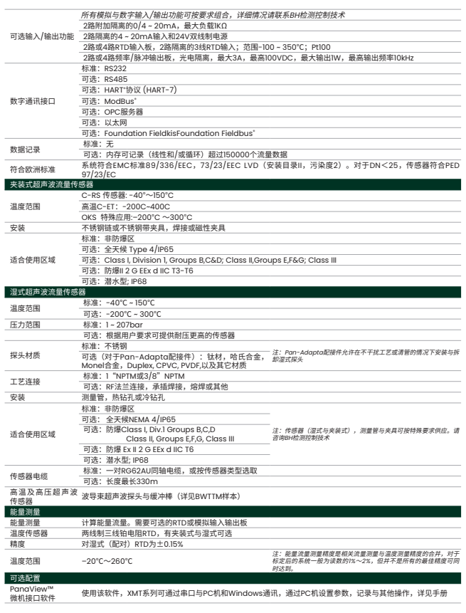 XMT1000超声波液体流量变送器