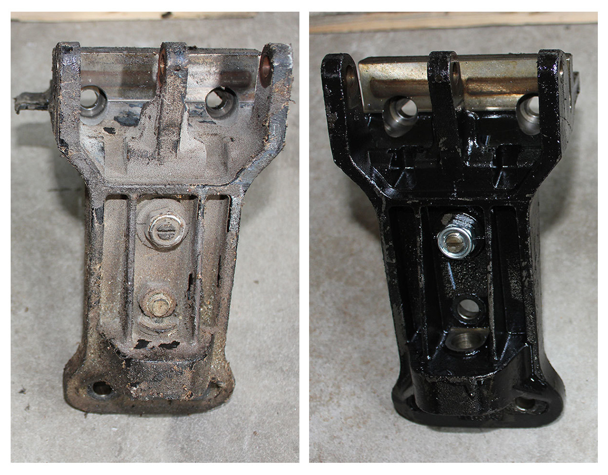 Comparison before and after overhaul
