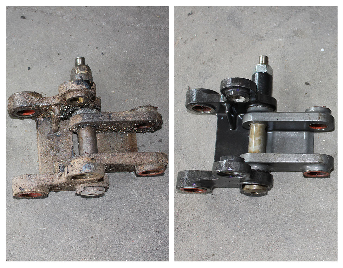 Comparison before and after overhaul