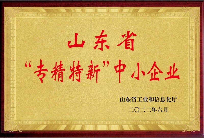 Shandong Province specialized and new small and medium-sized enterprises Shandong Province specialized and new small and medium-sized enterprises