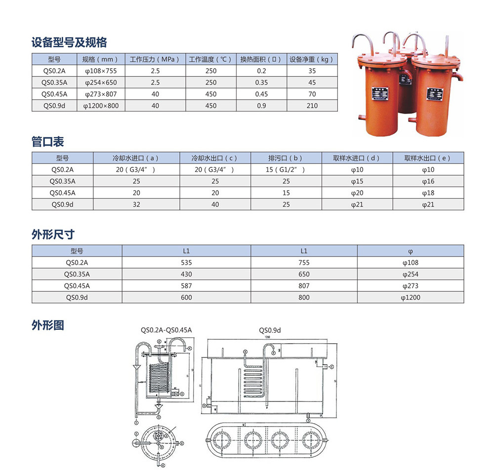 取樣冷卻器