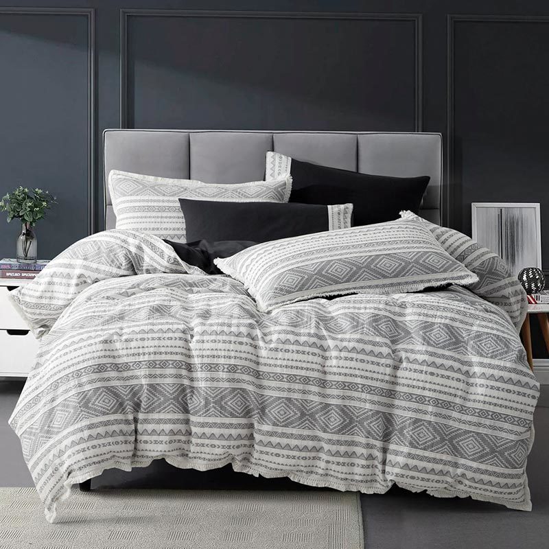 Conjunto de jacquard de algodón 3D