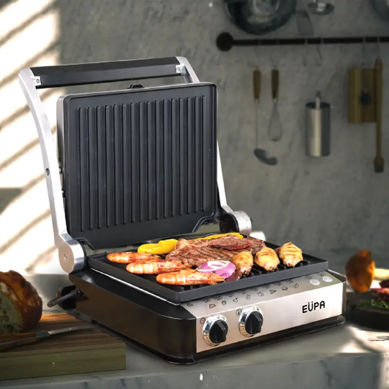 Smokeless steak maker