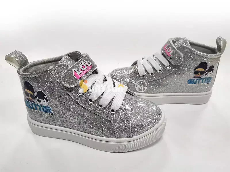 Customize childrens sequined casual shoes disney