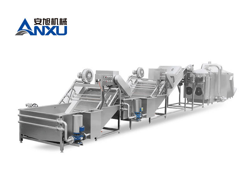 Large package cleaning and drying line