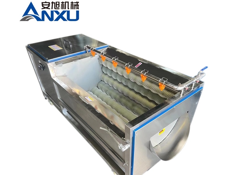 potato washing peeling machine