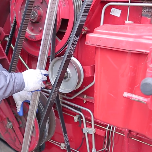 Wheeled wheat machine walking part installation video Wheeled wheat machine walking part installation video
