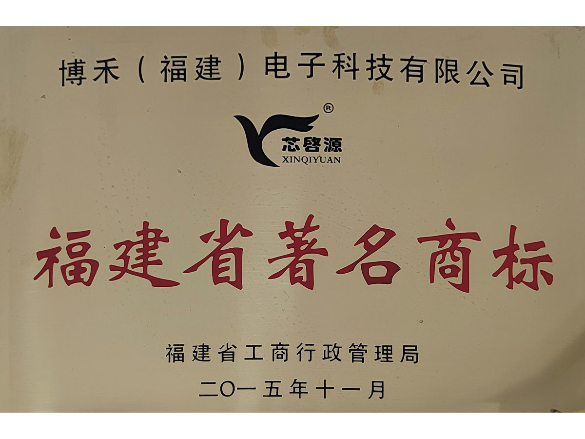 Famous Trademark of Fujian Province