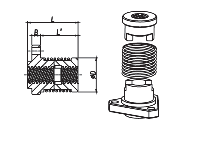 ECYT3 series Nut