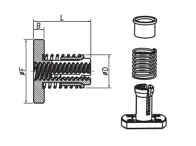FCHT4 series Nut