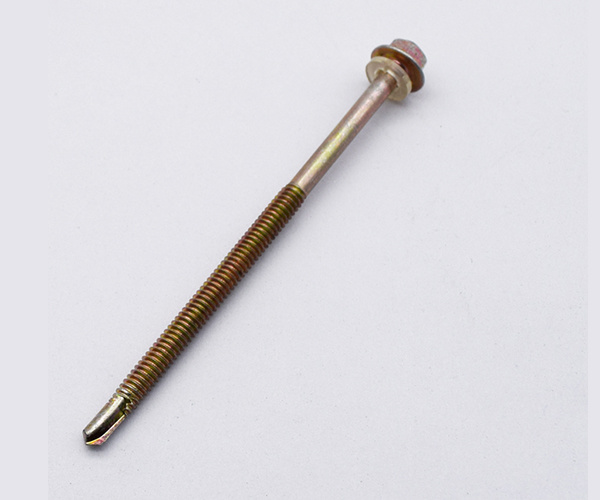 Hex Washer Head Self Drilling Screw, C1022#,hardened.